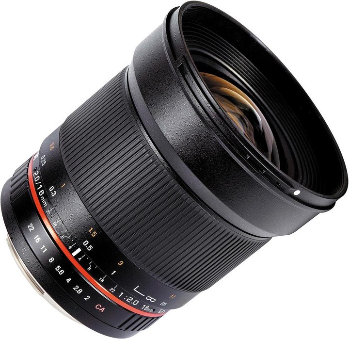 Produktbild Samyang MF 16mm f/2.0 ED AS UMC CS Canon M (Canon EF-M, APS-C / DX)