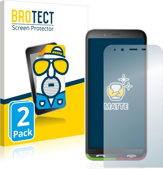 Produktbild BROTECT Entspiegelungs-Schutzfolie Displayschutz Matt (2 Stück, Emporia SUPEReasy)