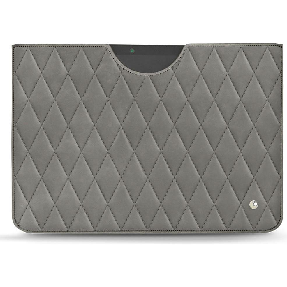 Noreve Lederschutzhülle (Microsoft Surface Pro X), Tablet Hülle, Grau