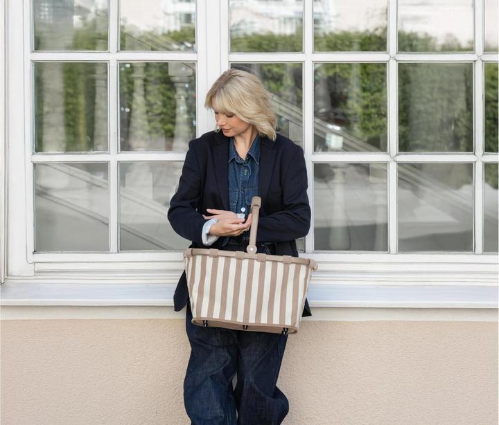 Produktbild reisenthel Einkaufskorb Carrybag Summerstripes Coffee