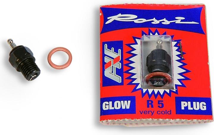Produktbild Rossi glühkerze r5 (sehr kalt) für 5% nitro kraftstoff