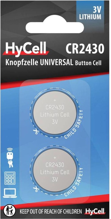 Produktbild HyCell CR 2430 Lithium (2 Stk., CR2430, 300 mAh)