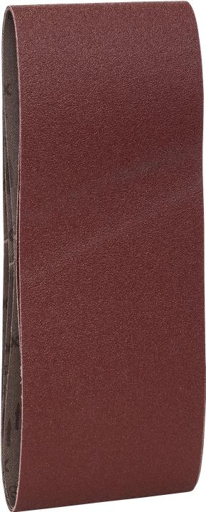 Image du produit Bosch Zubehör 3tlg. Schleifband-Set für Bandschleifer, rote Qualität K = 80 (80)