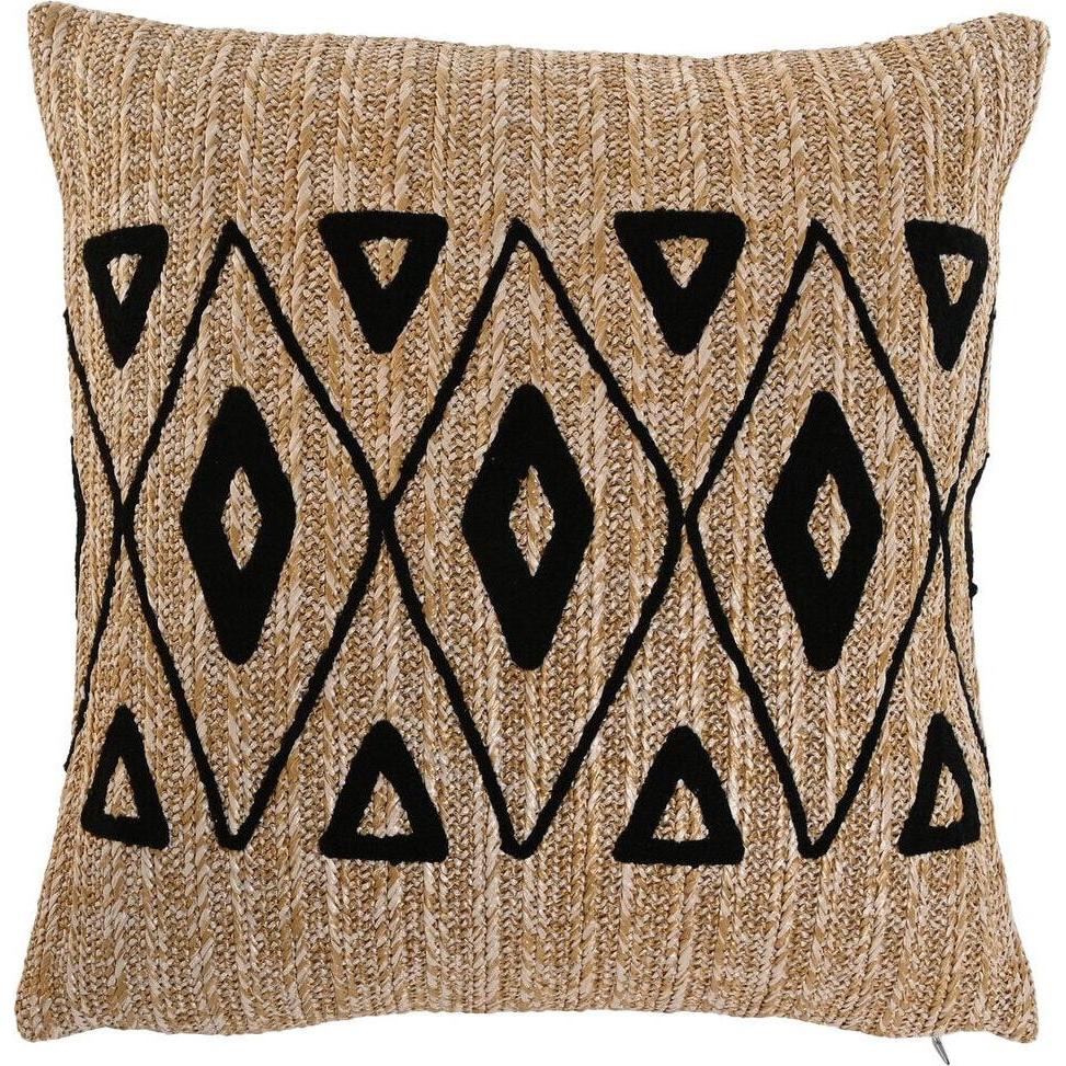 Esprit, Decoratieve kussens, Kussen Home Zwart naturel 42 x 15 x 42 cm (15 x 42 cm)