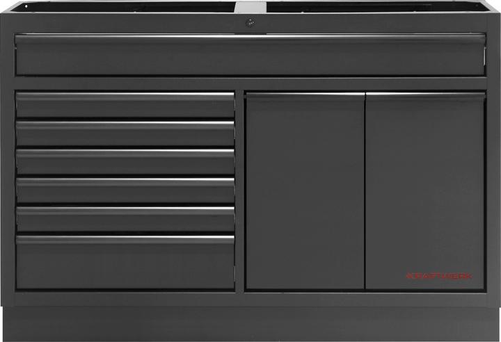 Produktbild Kraftwerk MOBILIO BLK Kombi breit Lochwand Buche (196 cm, 200 cm)