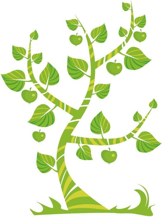 Actual product image Trenddeko Apple Tree (40 x 40 cm)