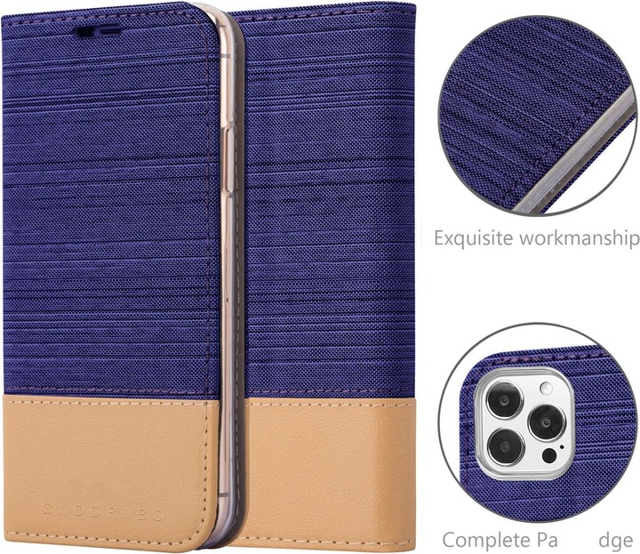 Actual product image Cadorabo Jeans Book Cover (Apple iPhone 13 Pro Max)