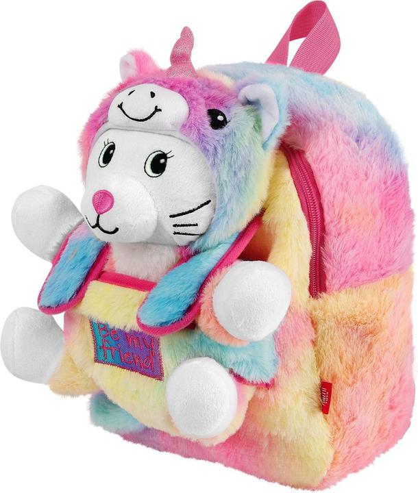 Produktbild Perletti Backpack + plush cat Emi 27cm
