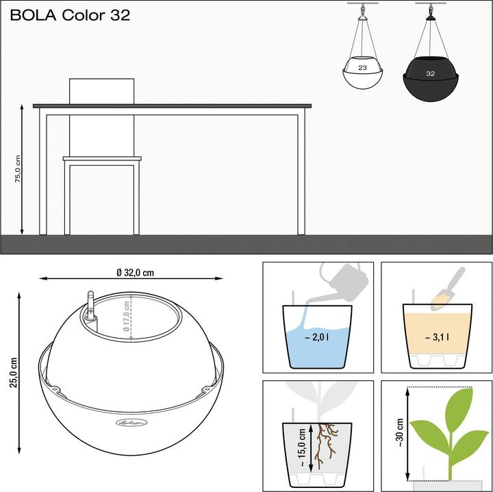 Produktbild Lechuza Bola Color 32 (32 x 25 cm)