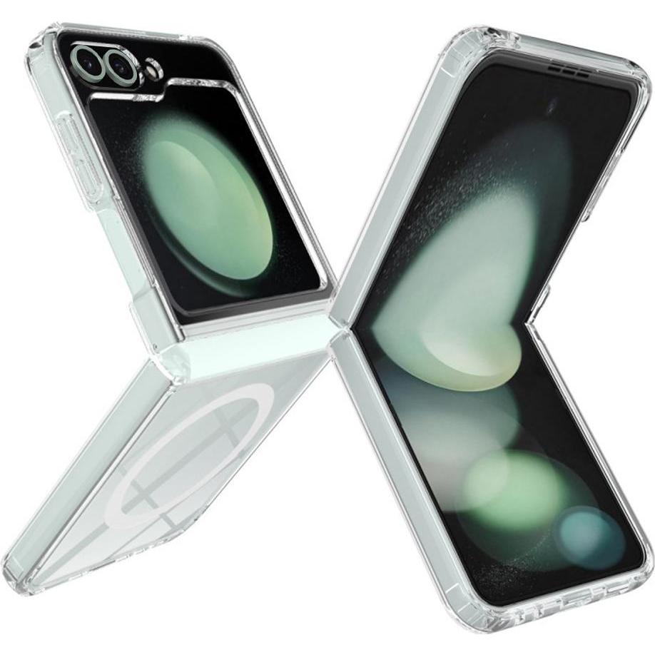 Techsuit - MagSafe Pro - Samsung Galaxy Z Flip6 - Transparent (Samsung Galaxy Z Flip6), Cover smartphone, Trasparente