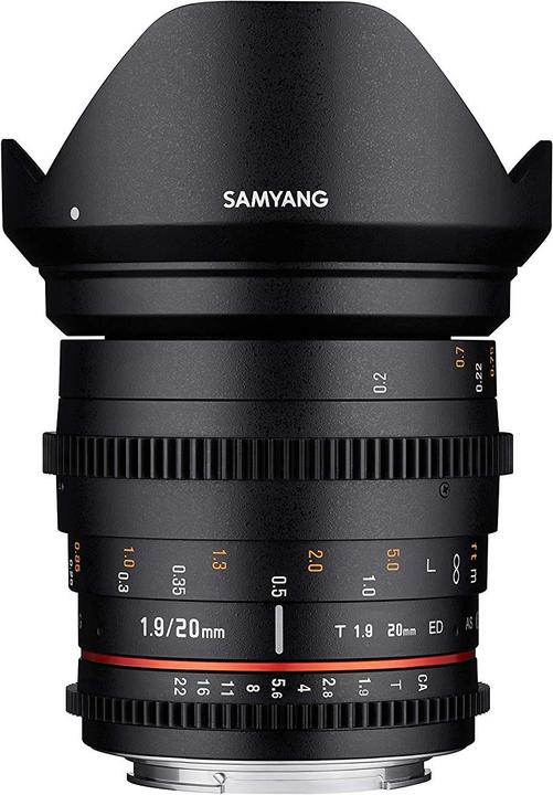 Produktbild Samyang 20mm T1.9 VDSLR MFT (Micro Four Thirds, Vollformat)