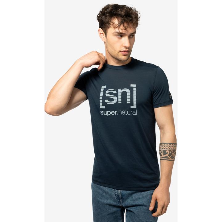 Actual product image Super Natural Grid Logo Tee (M)