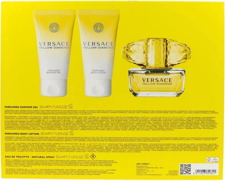 Image du produit Versace Yellow Diamond (Coffret de parfum, Set soin du corps)