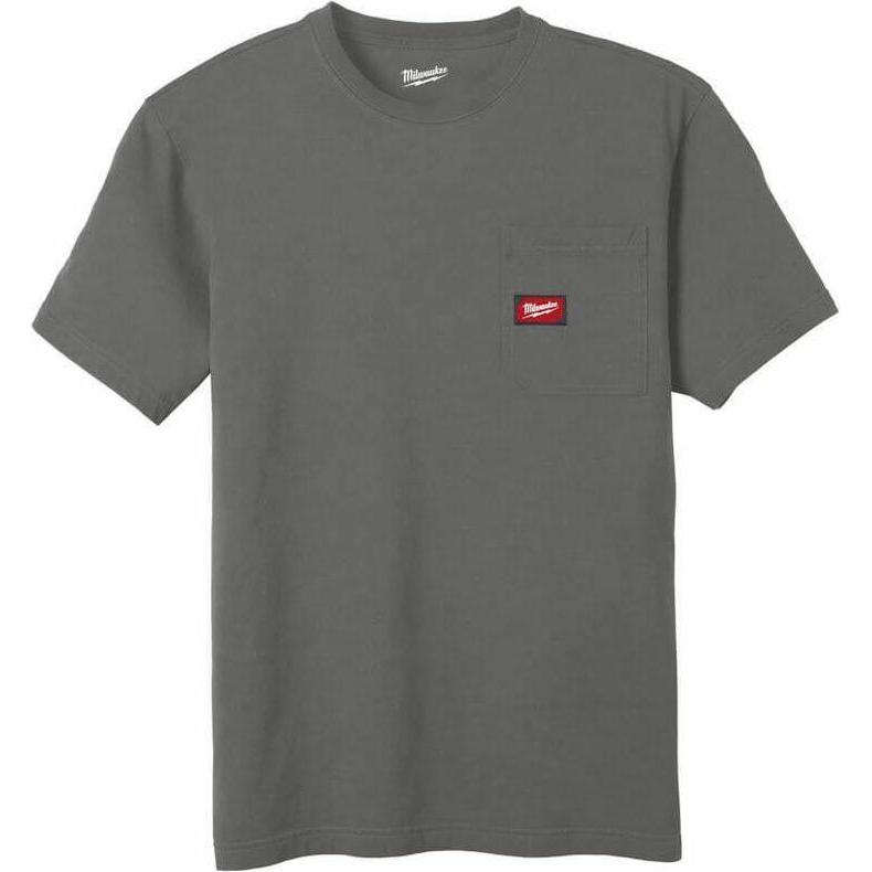 GCS, Herren, Shirt, Kurzärmeliges T-Shirt Mit Tasche - Hellgrau Wtssgr-S, Grau, (S)