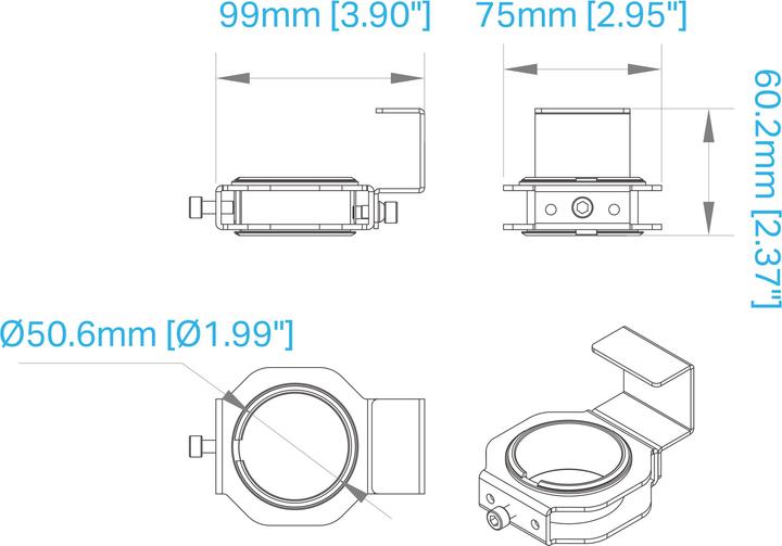 Image du produit Multibrackets Rotationsring für Pro Serie, schwarz/2301 (Modules tournants / enclins)