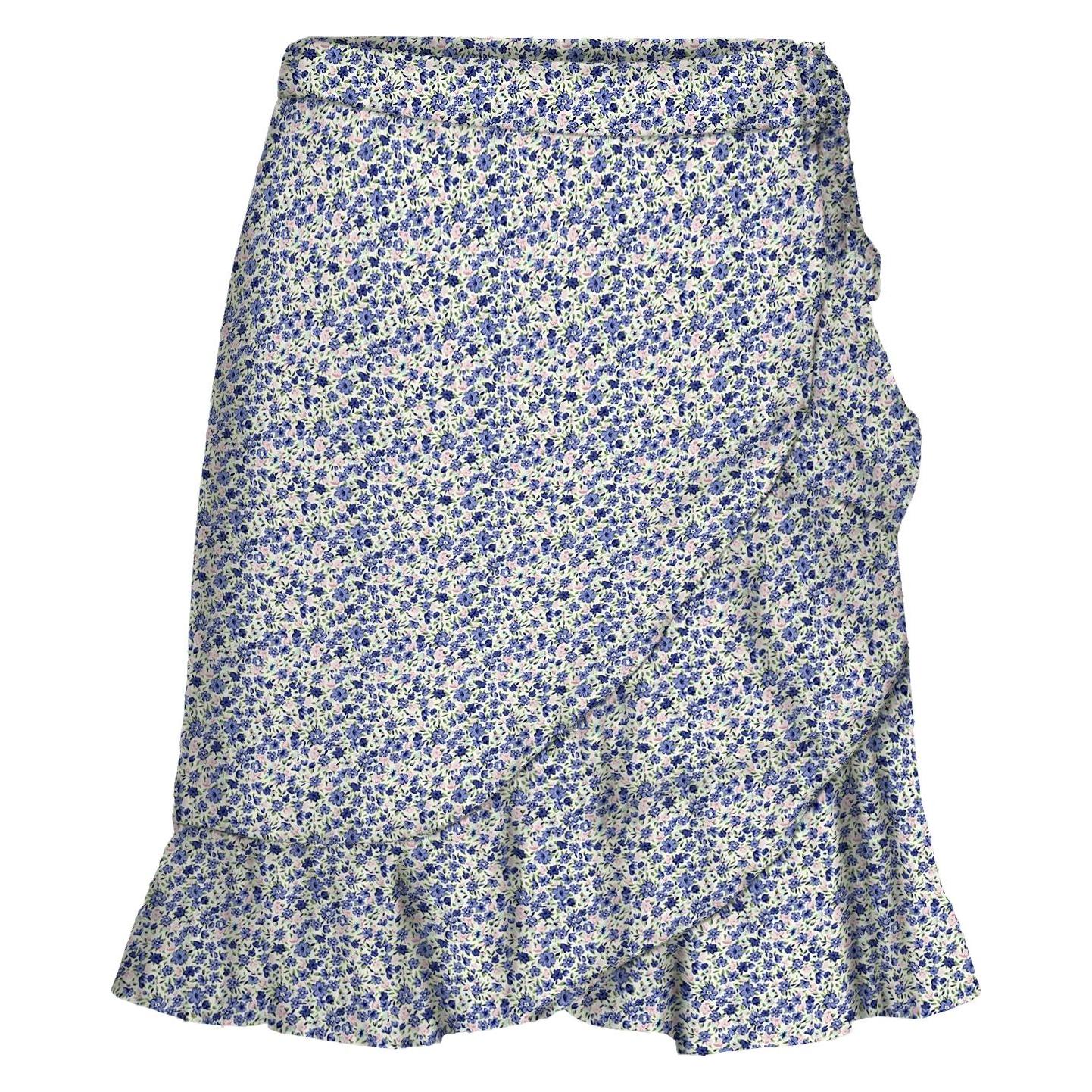 Vero Moda, Damen, Röcke, Vmhenna Wrap Short Skirt Exp Ga, Grau, (Xl)