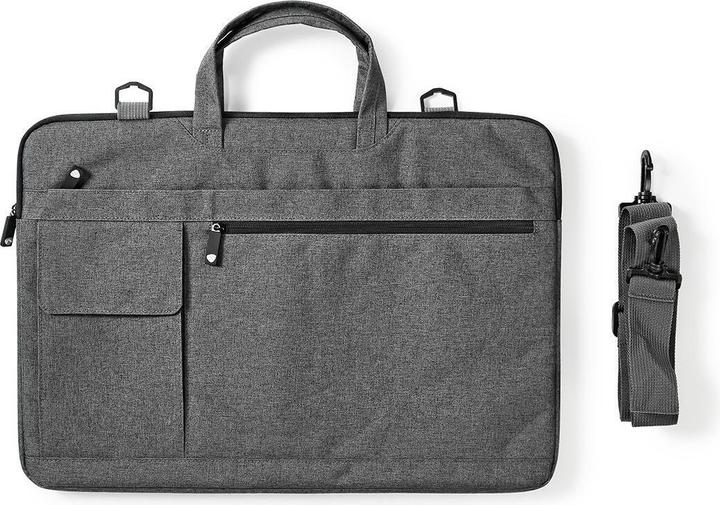 Immagine prodotto Nedis Borsa per notebook - Borsa per computer portatile - Cartella - Borsa a tracolla - Cintura da (Universale)
