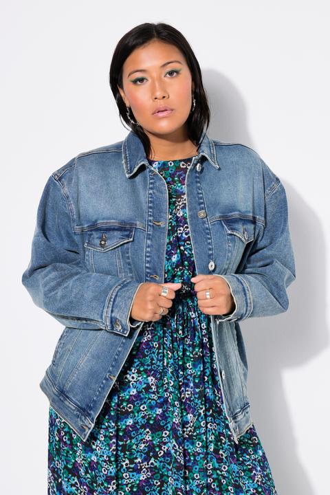 Produktbild Studio Untold Jeansjacke, oversized, hellgewaschen (42, 44)