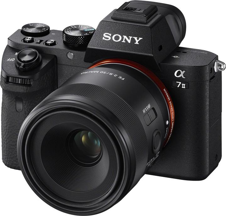 Image du produit Sony FE 50mm f/2.8 Macro (Sony E, APS-C / DX, Plein format)