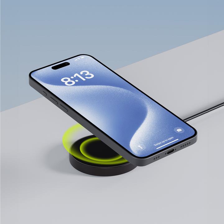 Actual product image Allity AWC-210-15WMS wireless charger 15W graphite 2in1 (15 W)