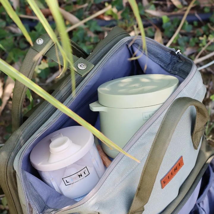 Actual product image Liini Changing rucksack olive rPET
