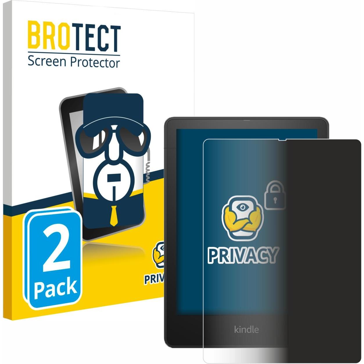 BROTECT Sichtschutzfolie Anti-Spy Privacy Folie Blaulicht-Schutz, eReader Zubehör, Blau