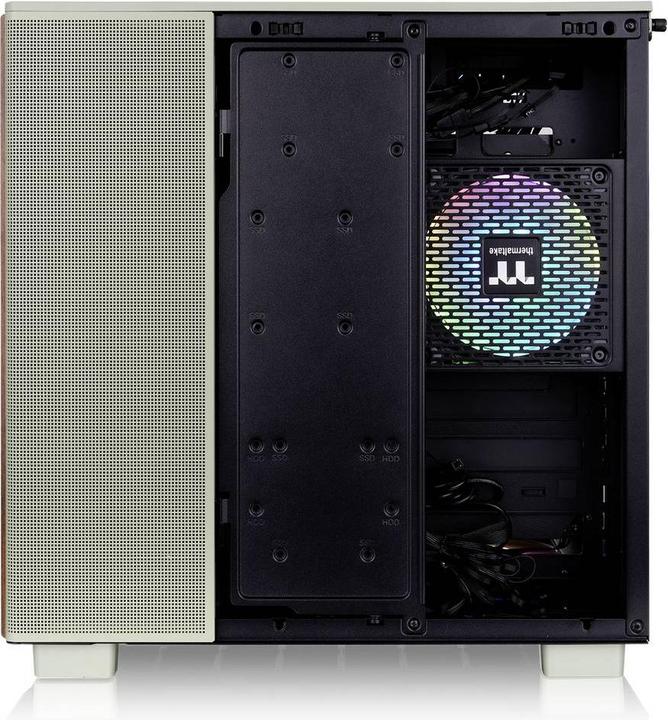 Actual product image Thermaltake "Midi View 380 XL WS ARGB Matcha Green" (ATX, mATX, Mini-ITX)
