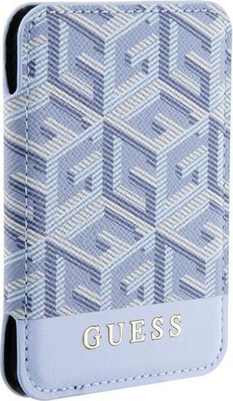 Immagine prodotto Guess Portafoglio Card Slot GUWMSHGCFSEB MagSafe GCube a righe niebieski/blu