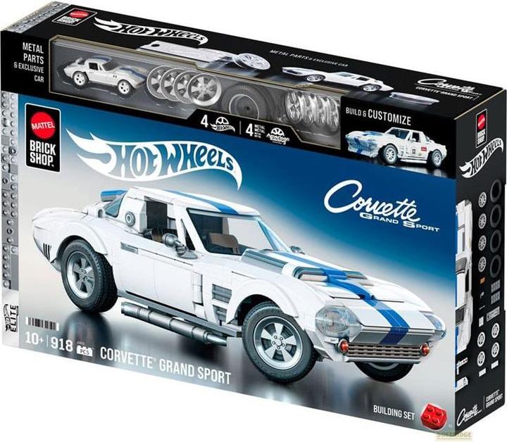 Actual product image Mattel Brick Shop Elite Series Corvette Grand Sport