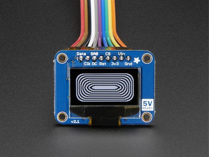 Actual product image Adafruit Monochrome 0.96" 128x64 OLED graphic display (Display)