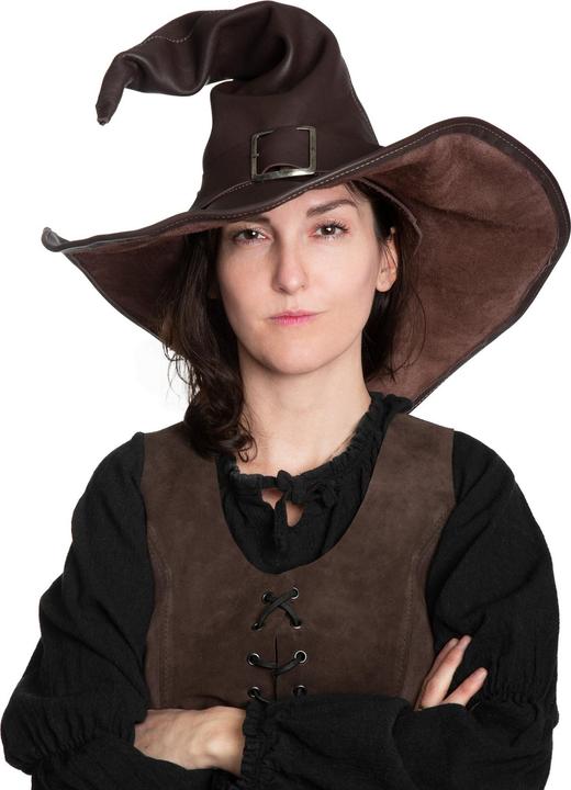 Produktbild Metamorph Hexenhut aus Leder - Wicca