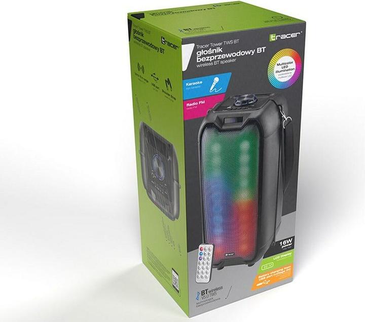 Produktbild Tracer Tower LED TWS BLUETOOTH speaker (8 h, Netzbetrieb)