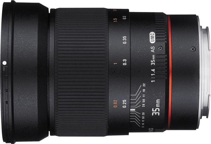 Actual product image Samyang 35mm F1.4 Canon M (Canon EF-M, APS-C / DX)