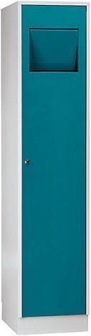 Light grey RAL 7035, Water blue RAL 5021