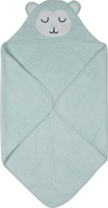 Södahl Baby hooded towel Monty Monkey 80 x 80 cm