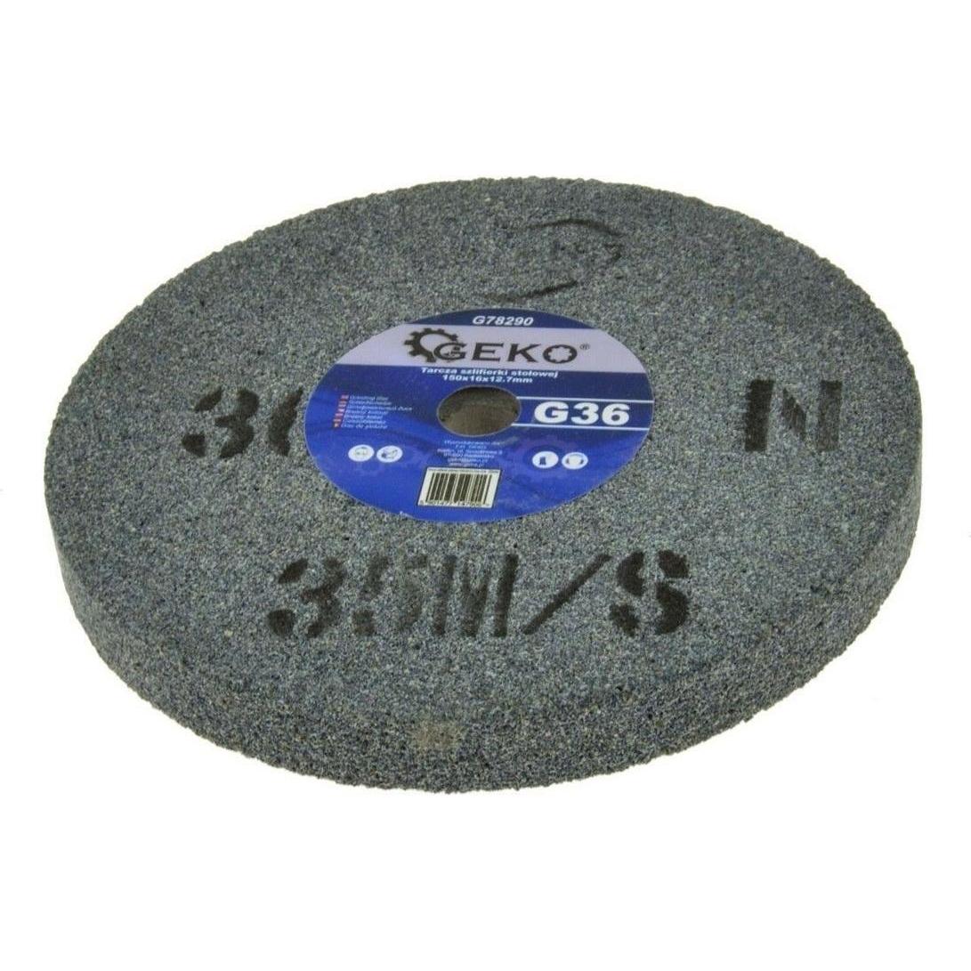 GEKO, Schleifmittel, Schleifteller für Doppelschleifer 150 x 16 x 12,7 mm G36 (G36)