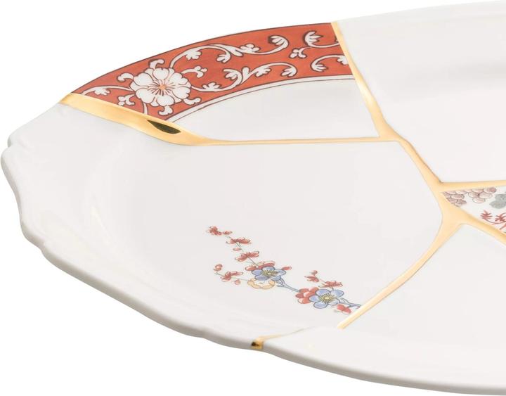 Produktbild Seletti Platte KINTSUGI Weiss