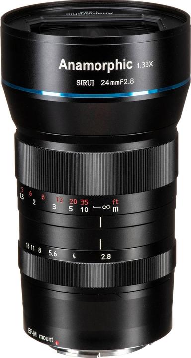 Image du produit Sirui 24mm Anamorphic, Canon EF-M Mount (Canon EF-M, APS-C / DX)