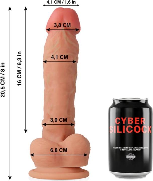 Produktbild Cyber Silicock Magnus Realistico Silicona Liquida 20.5cm