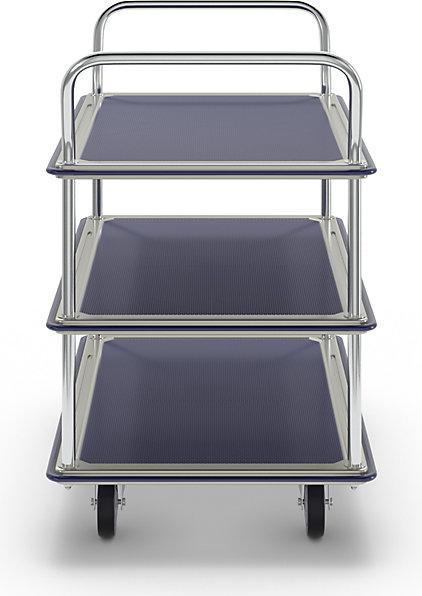 Actual product image kaiserkraft Table trolley chrome plated