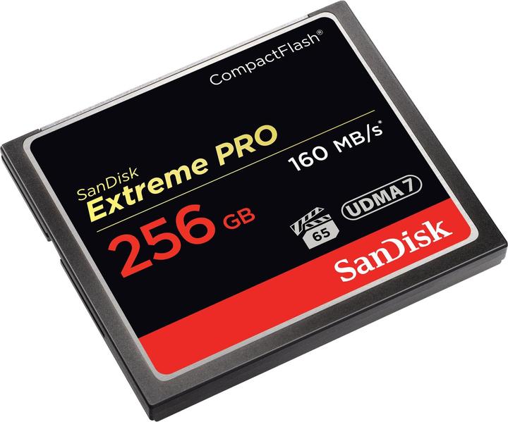 Actual product image SanDisk Extreme Pro Compact Flash (256 GB, CF)