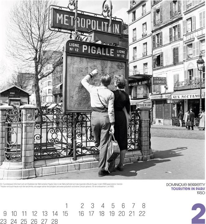 Produktbild Paris, mon amour Kalender 2026 (48 x 54 cm, Harter Einband, Deutsch)