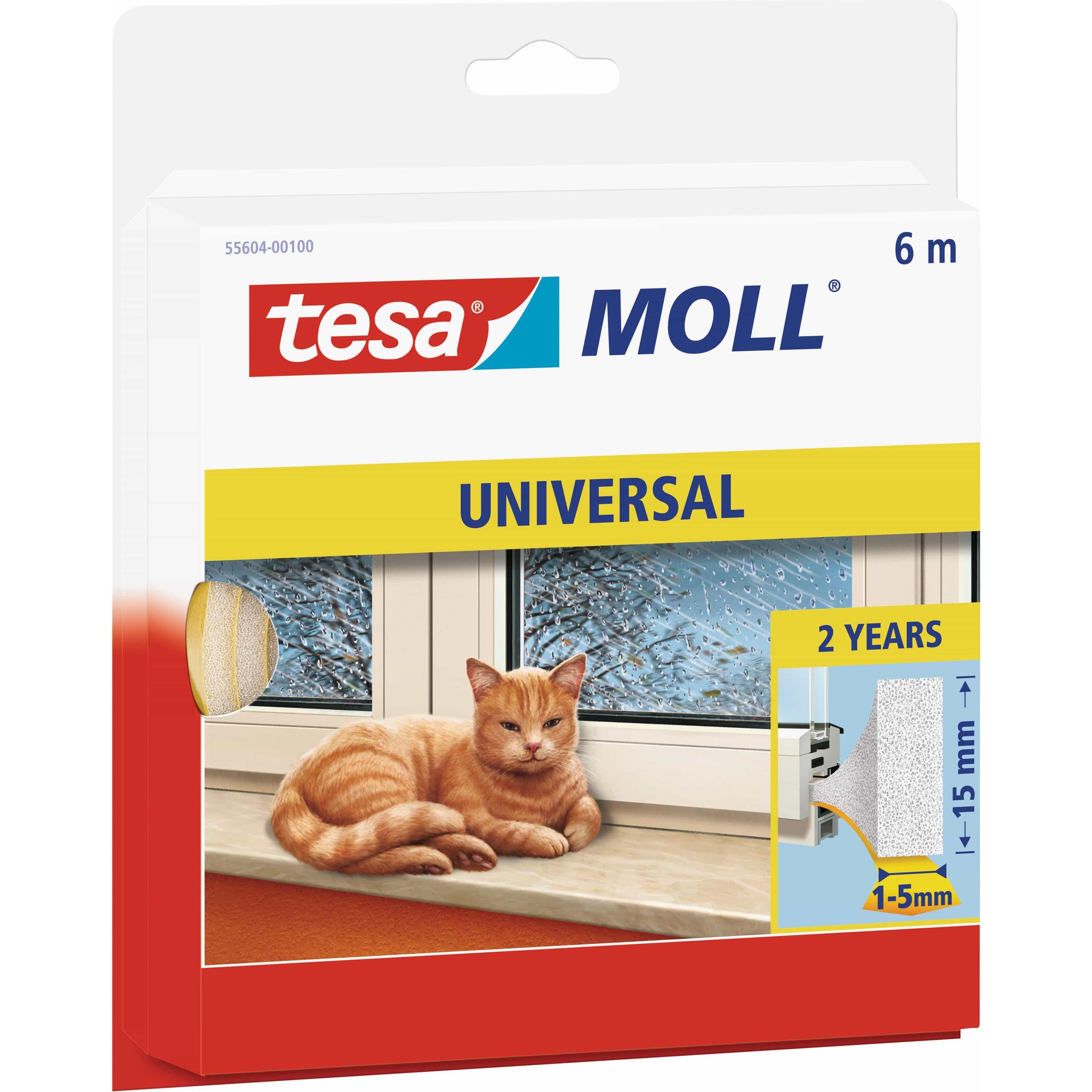 tesa, Türdichtung, tesamoll UNIVERSAL Schaumstoffdichtung, selbstklebend, zum Isolieren