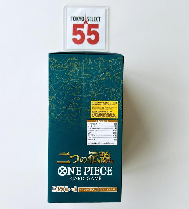 Actual product image One Piece Two Legends Booster Box OP-08 - Card Game - JP (Japanese, Booster display)