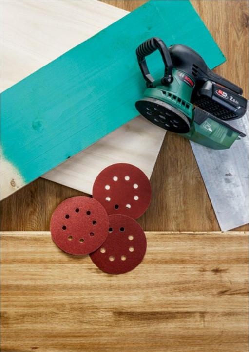Actual product image Bosch Zubehör Random orbit sander sanding sheet set mixed grain (80, 120, 240)