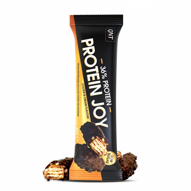 Produktbild QNT 36% Protein Joy Bar Low Sugar Cookie&Cream (1 Stk., 60 g)
