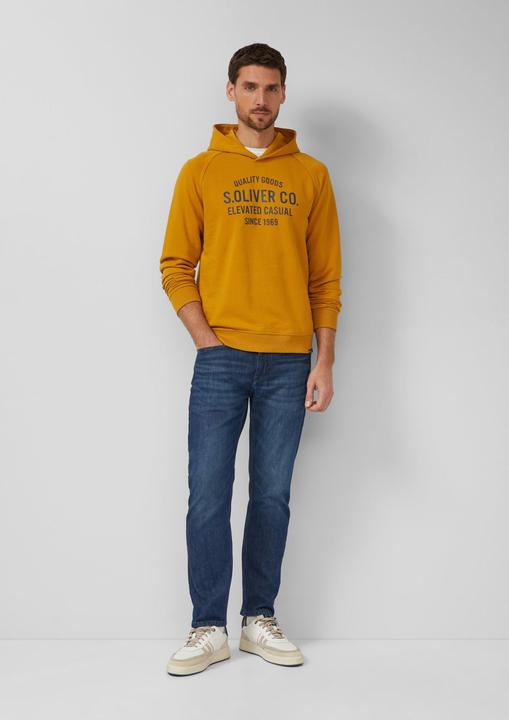 Produktbild s.Oliver Sweatshirt Sweatshirt aus Baumwollmix mit Frontprint (S)