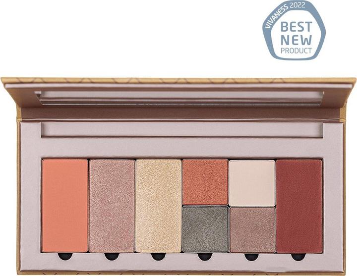 Produktbild Benecos BIO-Palette Large Florence - 18g - Beauty ID (Rusty Copper, Muddy Olive, Matt Desert, Bright Woods)