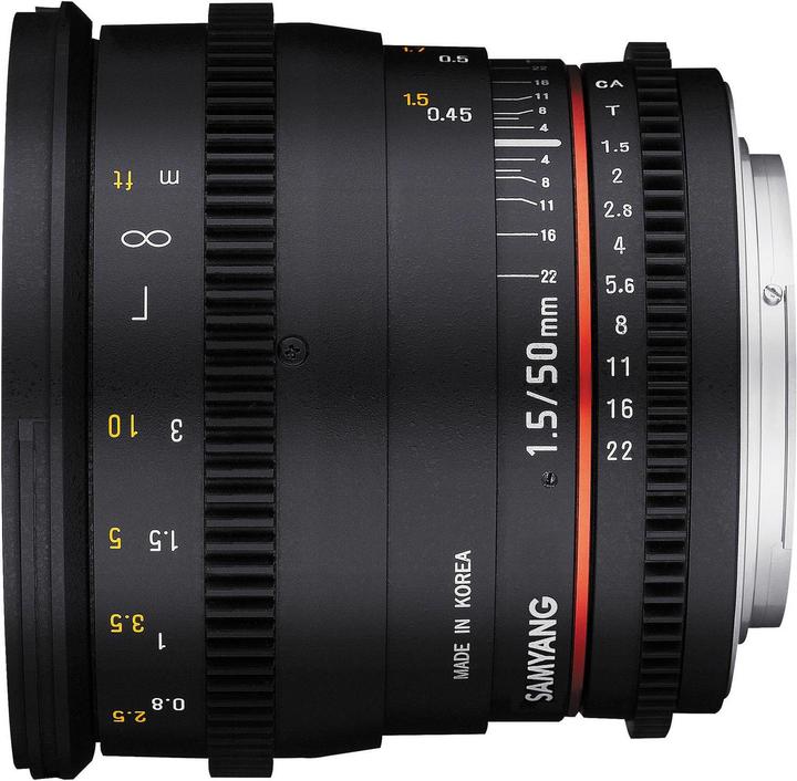 Produktbild Samyang 50mm T1.5 VDSLR MFT (Micro Four Thirds, Vollformat)