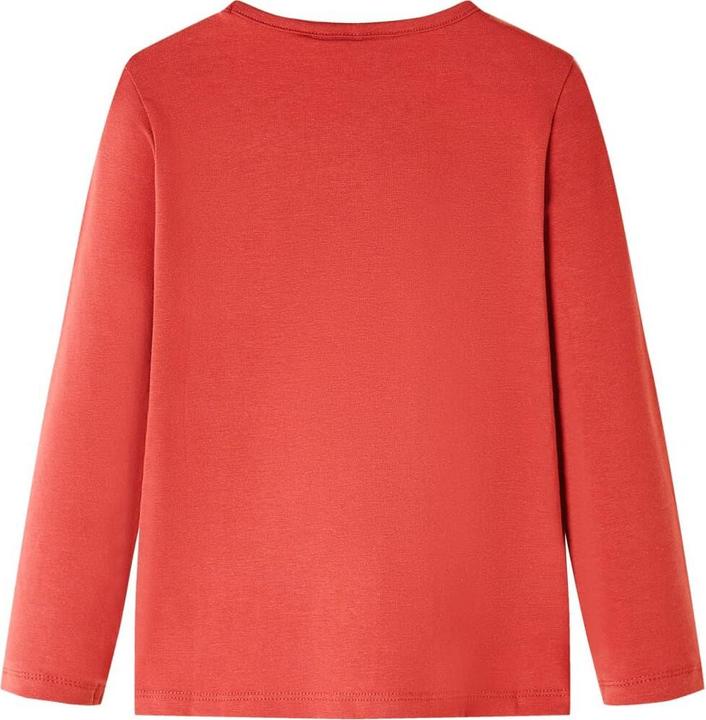 Immagine prodotto VidaXL Camicia da bambino a maniche lunghe rosso scuro 104,Materiale: 95 % cotone (104)